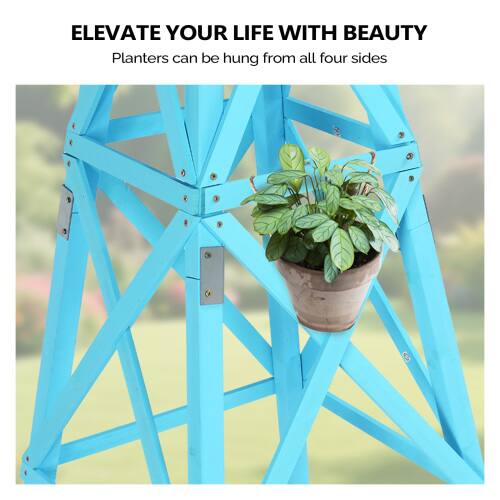 ELEVATE YOUR LIFE WITH BEAUTY  
Planters can be hung from all four sides
