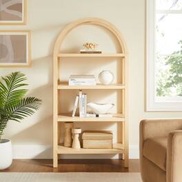 Vexley 60 Inch Arched Bookshelf by Modway - Natural