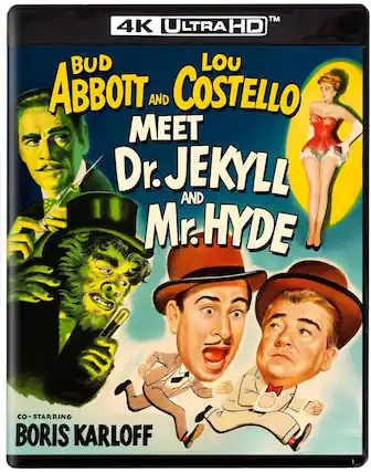 Front. Abbott and Costello Meet Dr. Jekyll and Mr. Hyde - 4K Blu-Ray.