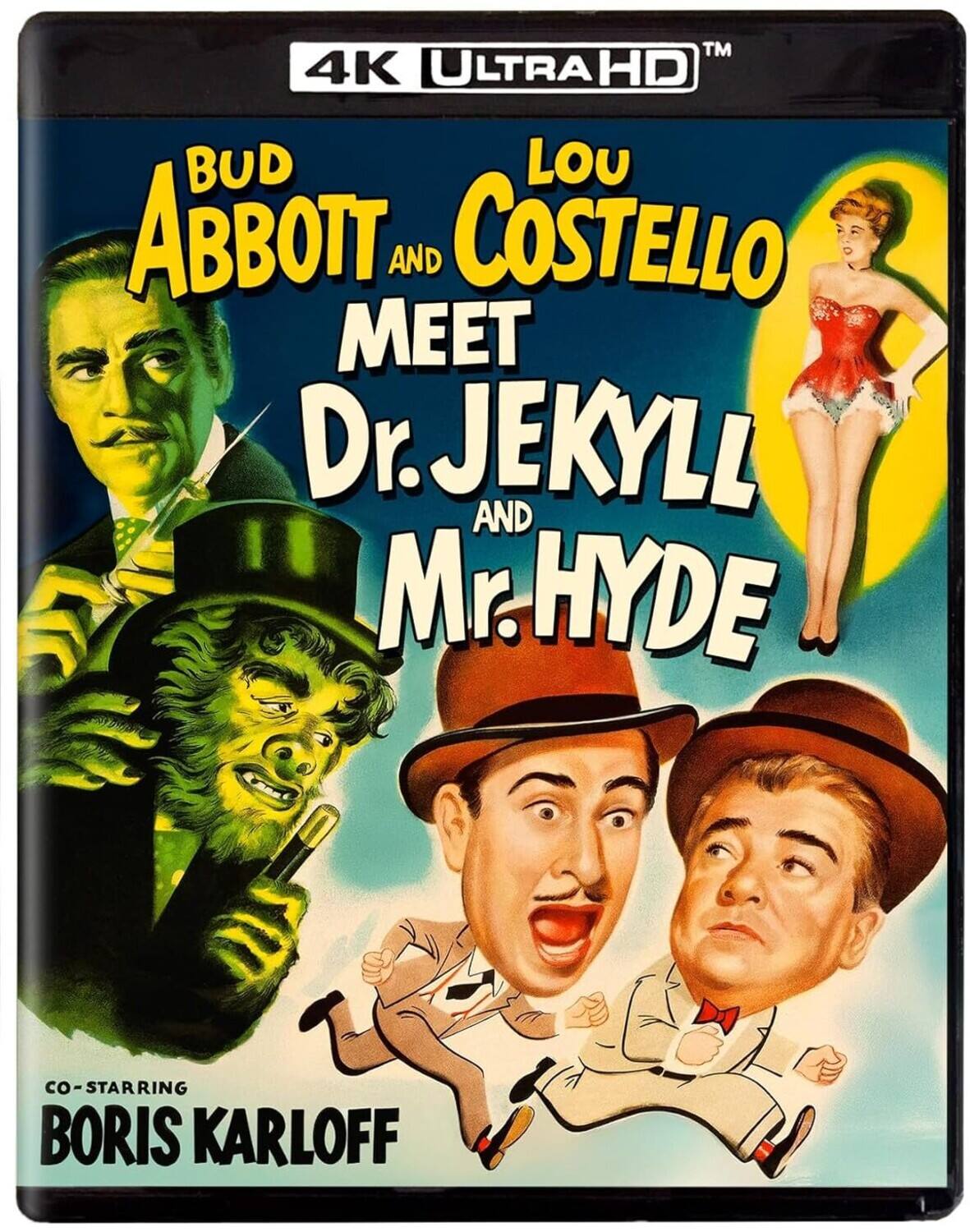 Front. Abbott and Costello Meet Dr. Jekyll and Mr. Hyde   - 4K Blu-Ray.