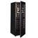 Angle. Wine Enthusiast - Vinotheque Dual Zone MAX Wine Cellar with VinoView Shelving - Black.