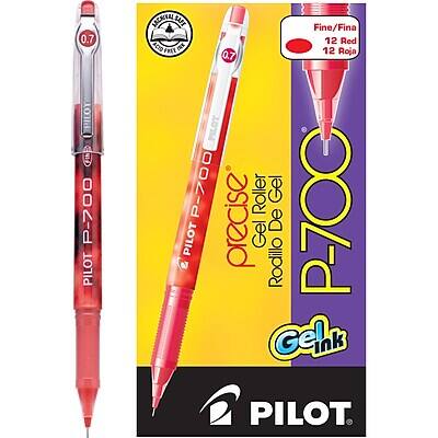 PILOT P-700  
Gel Ink  
Precise Roller Gel  
Roller De Gel  
Fines/Fina 0.7 Red  
12 Red  
0.7  
PILOT