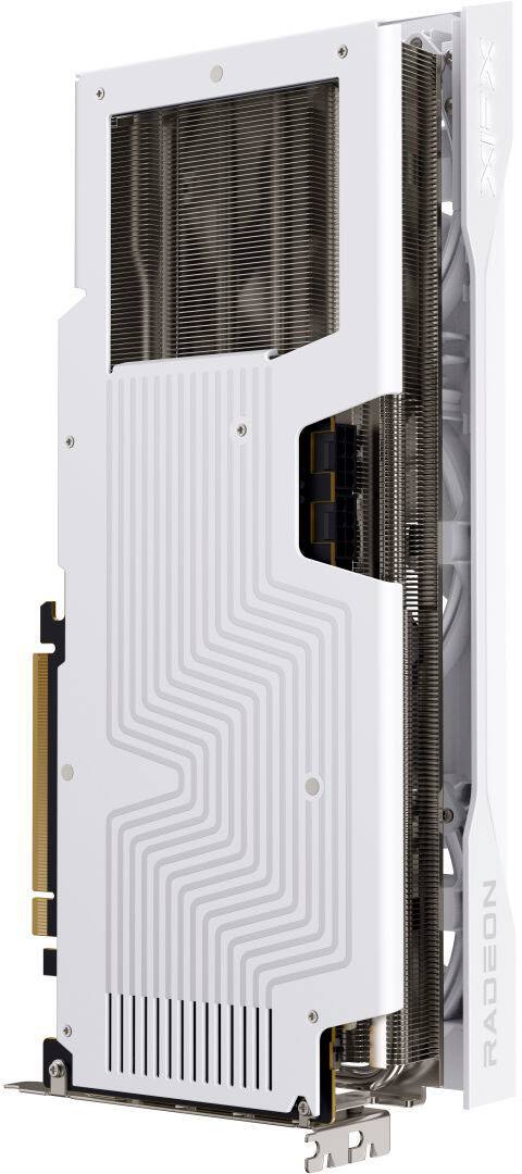 Back. XFX - Swift AMD Radeon RX 9070XT 16GB GDDR6 PCI Express 5.0 Gaming Graphics Card - White.