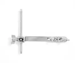 Gibraltar Hardware - Single Post Accessory Mount Clamp Bracket, Sturdy Clamp with Mounting Post and Eyebolt, C-Clamp for Easy Mounting