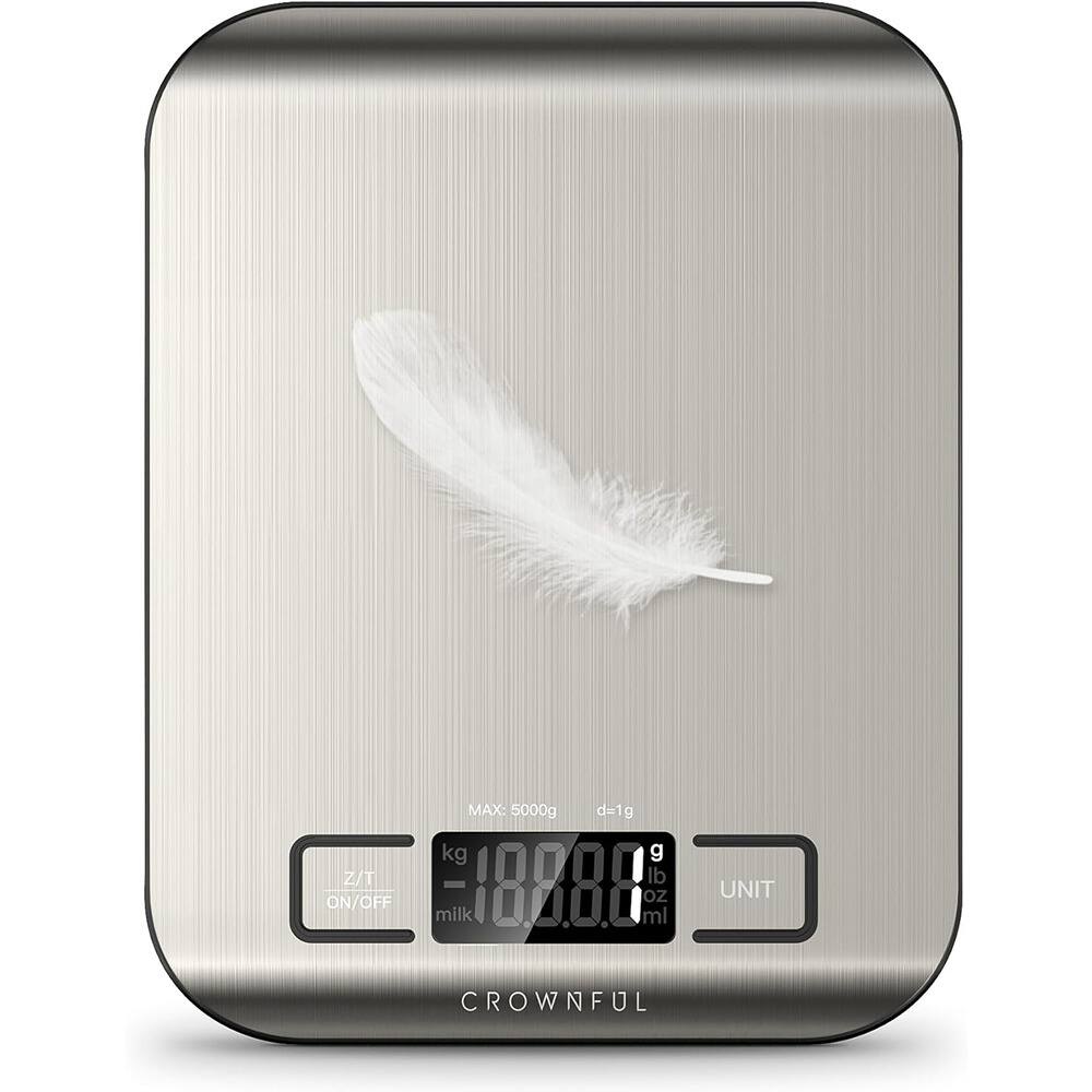 Z/T ON/OFF MAX: 5000g d=1g kg 10000g - lb oz UNIT milk 100.0.0: ml CROWNFUL