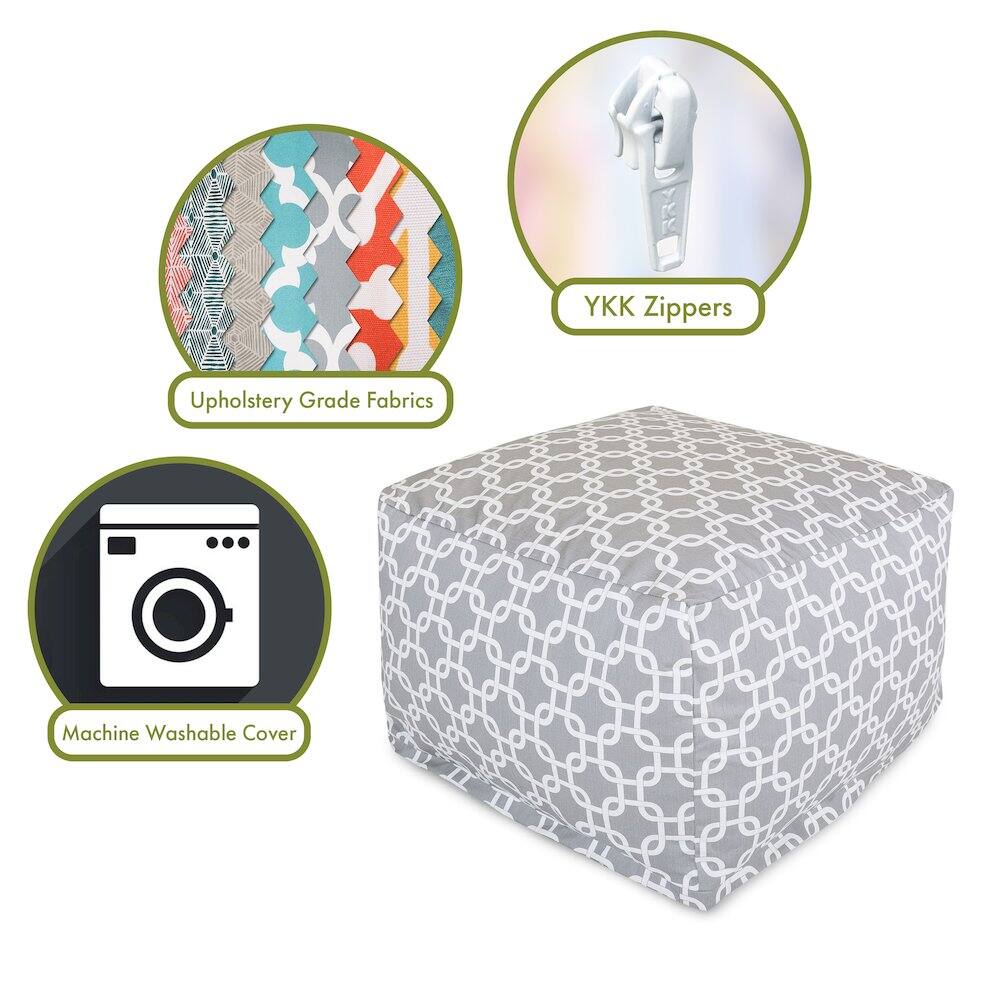 - Upholstery Grade Fabrics
- YKK Zippers
- Machine Washable Cover