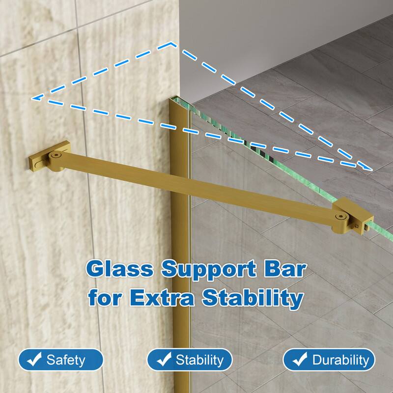 Glass Support Bar for Extra Stability

- Safety
- Stability
- Durability