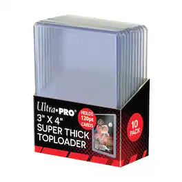 Ultra PRO - Ultra Pro: TopLoader 3x4 Super Thick 120pt - 10ct