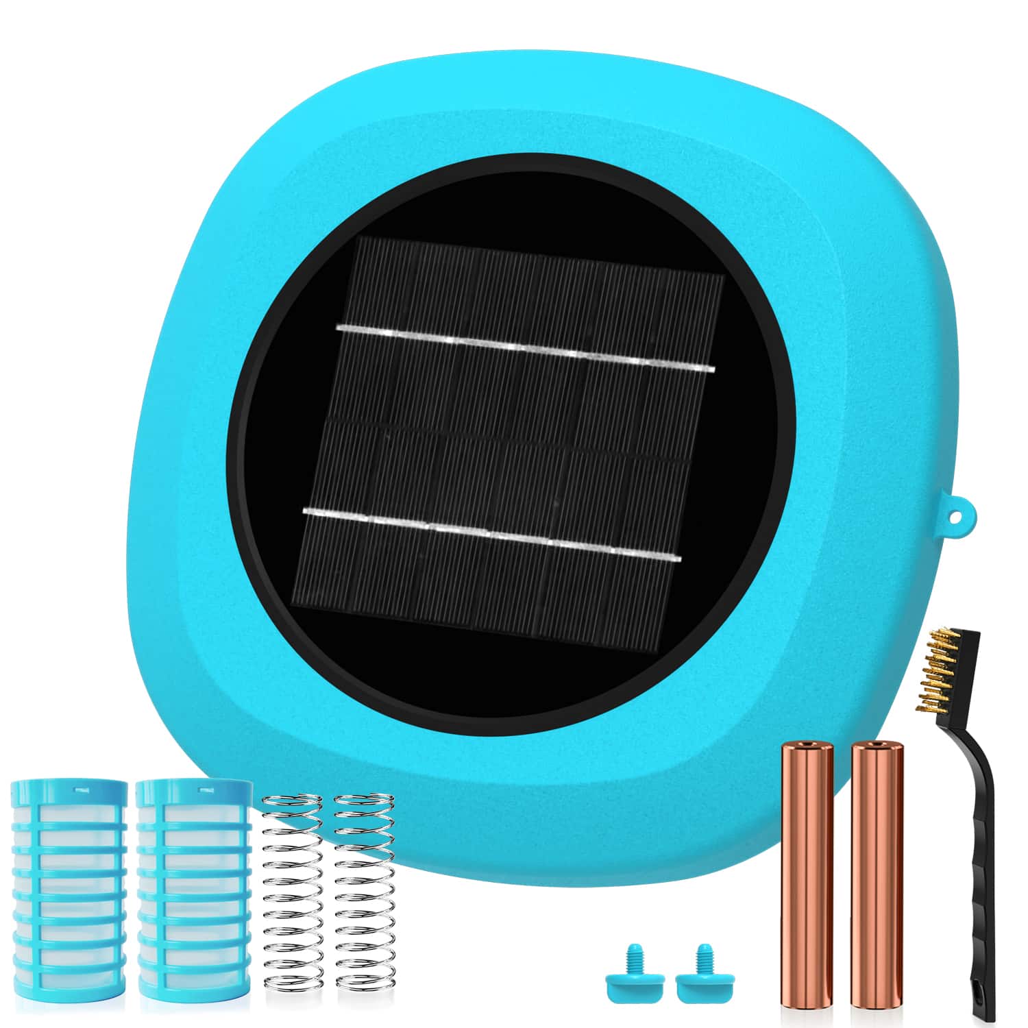 Fehokinch - Solar Pool Cleaner & Floating Water Purifier,Copper for Pool 35,000 Gallons