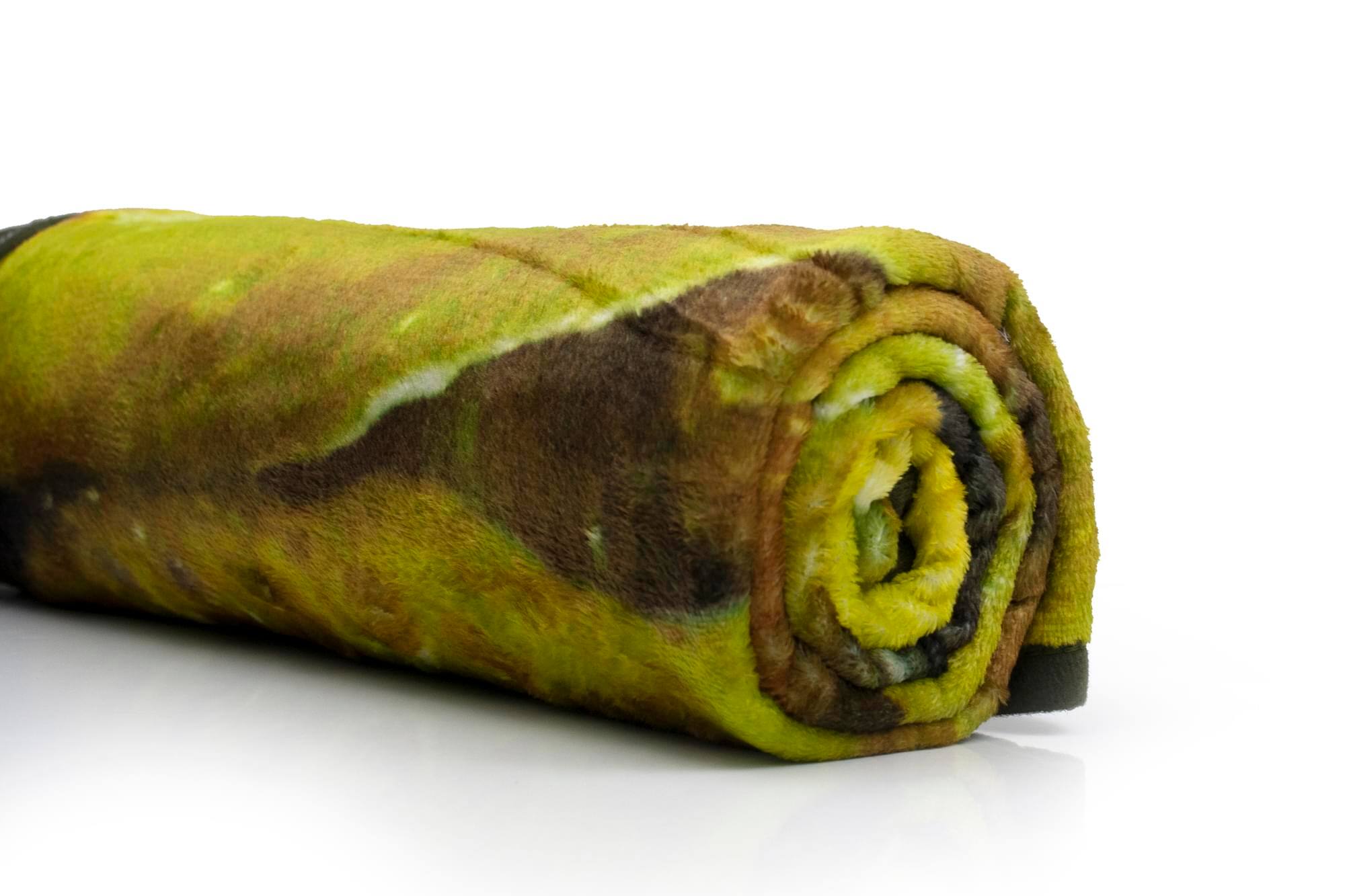 Alt View 1. Just Funky - Pickles Fleece Throw Blanket | Large Soft Throw Blanket | 60 x 45 Inches - Green.