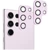Angle. SaharaCase - ZeroDamage Camera Lens Protector for Samsung Galaxy S23 Ultra (2-Pack) - Lavender.