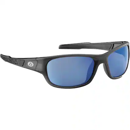 Front. Flying Fisherman - Flying Fisherman Last Cast Polarized Sunglasses - Granite/Smoke Blue Mirror - Granite/Smoke Blue Mirror.