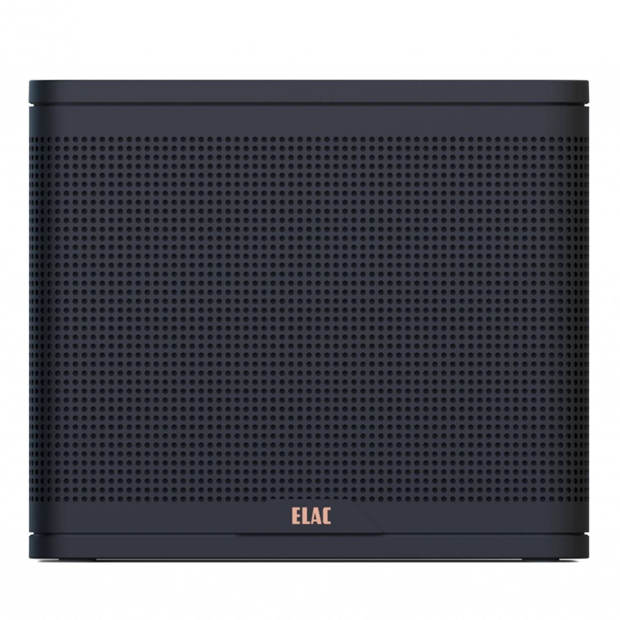 Alt View 4. ELAC - ELAC NAVA 100 Black - Portable Bluetooth Speaker - Black/Gray.
