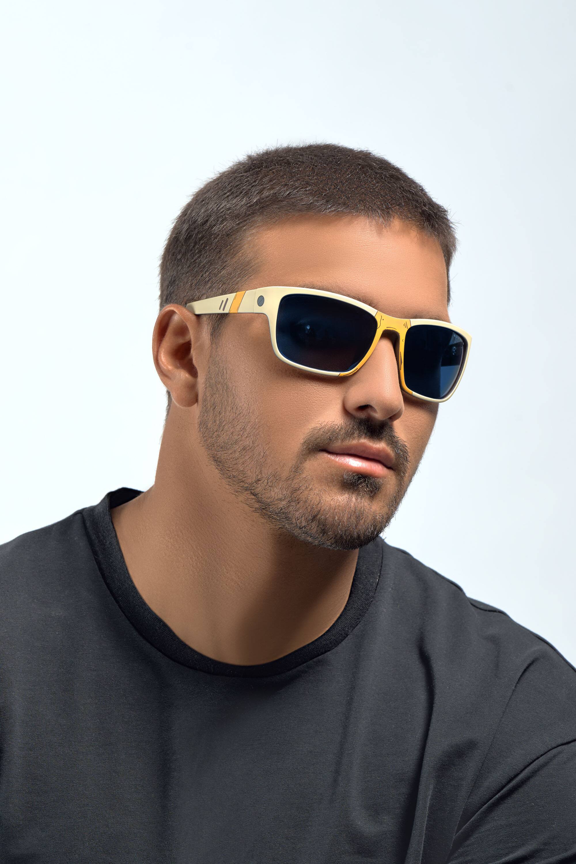 Angle. GUNNAR - GUNNAR - Borderlands Ripper Computer Glasses with Blue Light Reduction, Sun Lenses - Bandit Smoke.