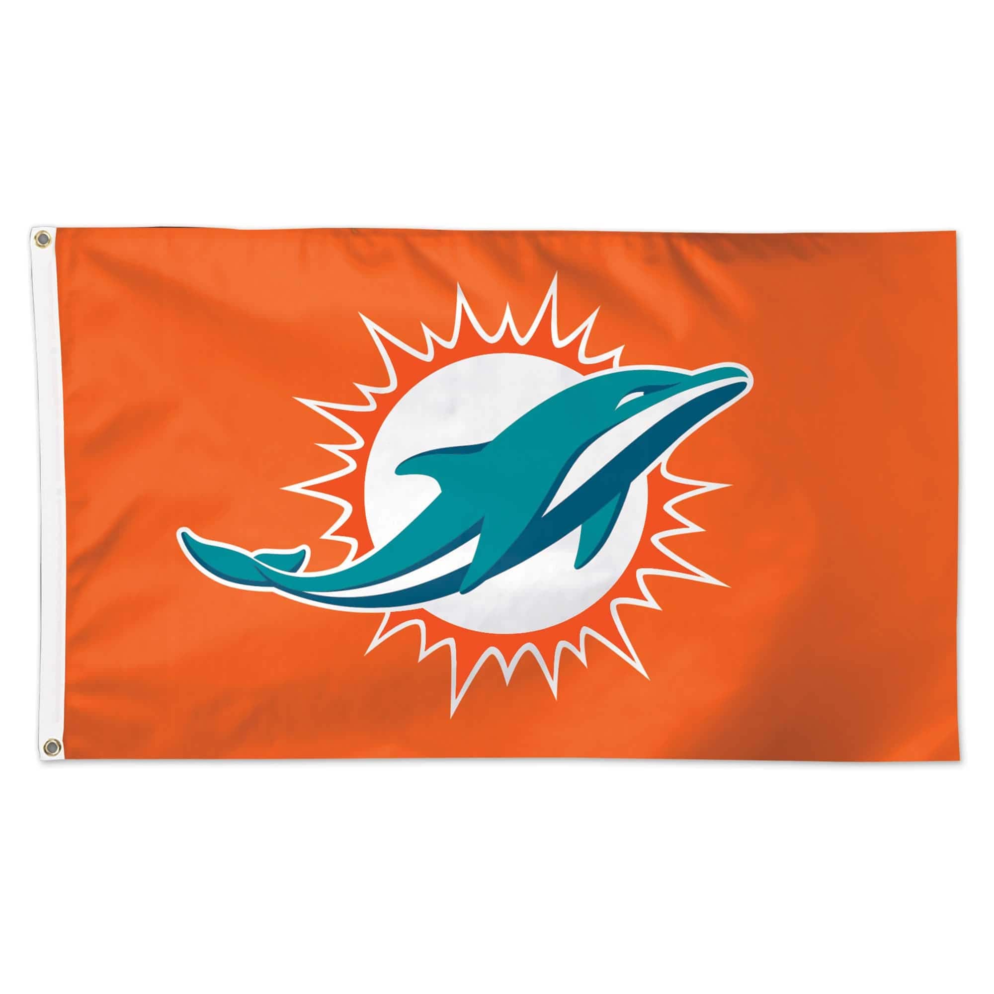 WinCraft - Miami Dolphins One-Sided 3' x 5' Deluxe Flag - Multicolor
