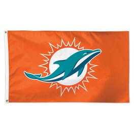WinCraft - Miami Dolphins One-Sided 3' x 5' Deluxe Flag - Multicolor