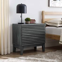 Render Two-Drawer Nightstand by Modway - Charcoal