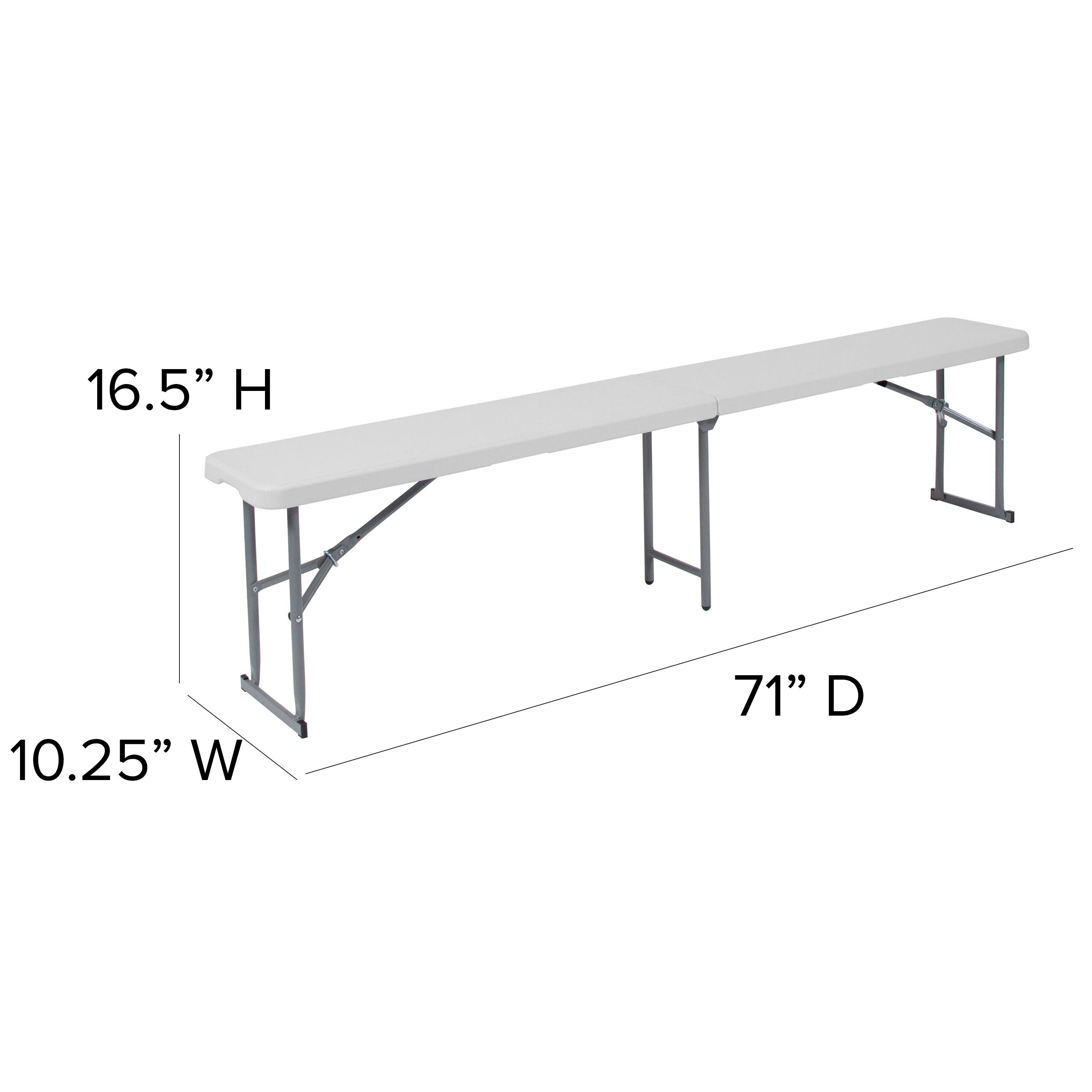 16.5" H  
10.25" W  
71" D