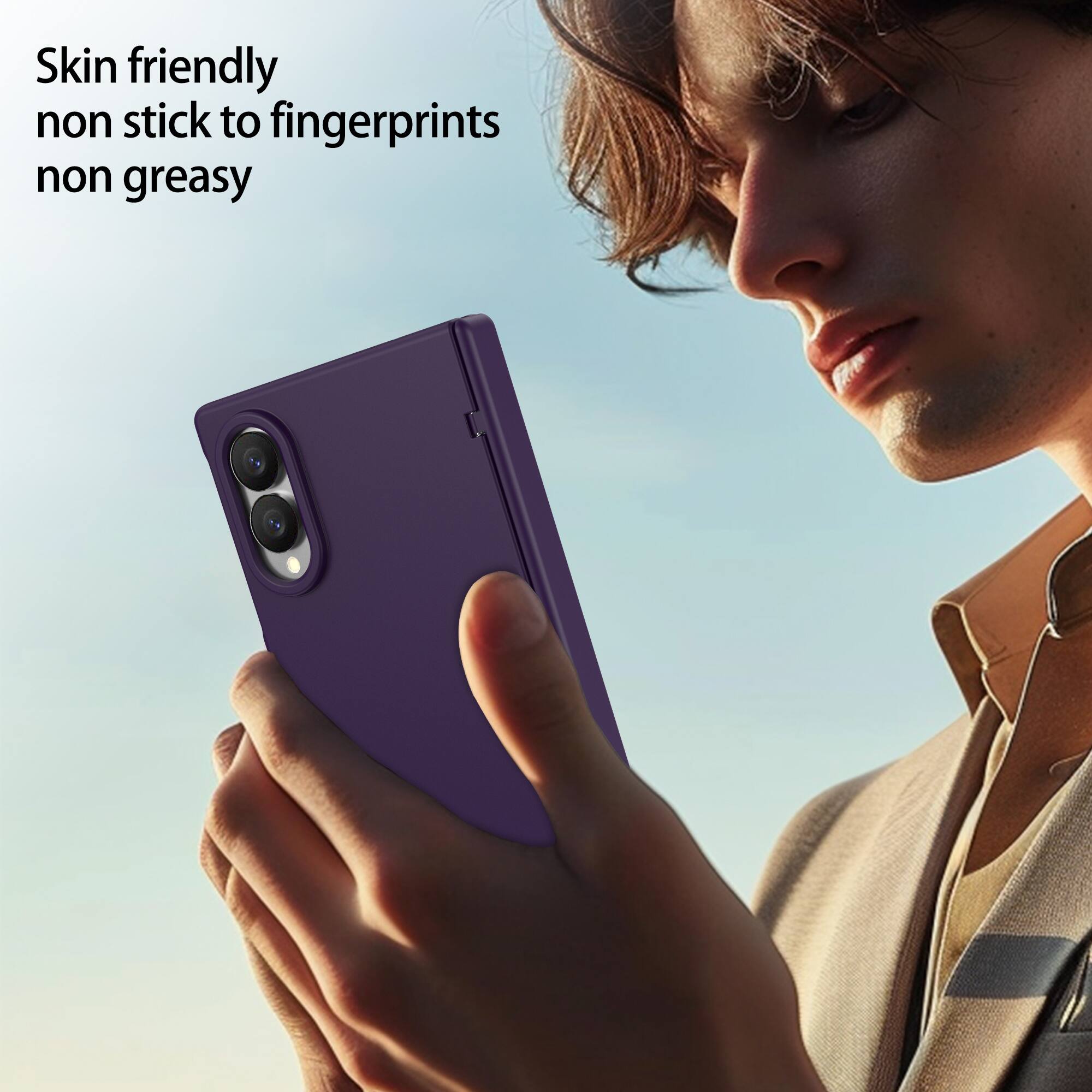 Skin friendly non stick to fingerprints non greasy