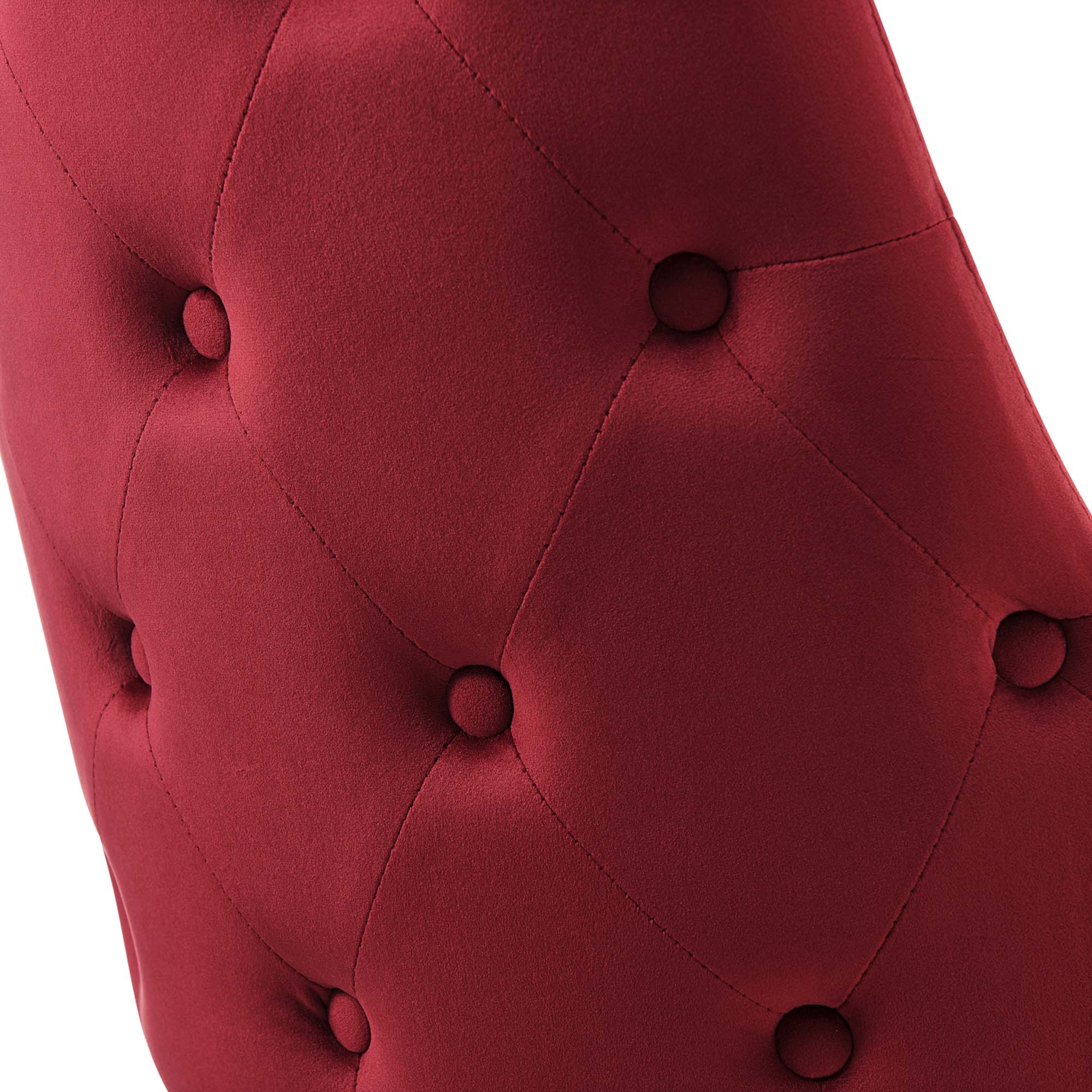 Alt View 4. Modway - Adorn Tufted Performance Velvet Dining Side Chair by Modway - Maroon.