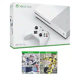 Refurbished Excellent - Xbox One S 500GB Console NFL 17 And FIFA 17 - Xbox Series S