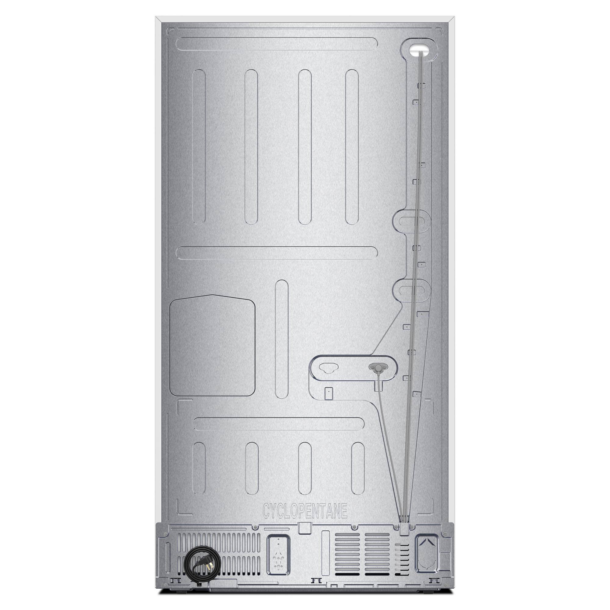 Alt View 3. Whirlpool - 31 Cu.Ft. French Door Refrigerator with Ice Maker and Family-Sized Capacity - White.