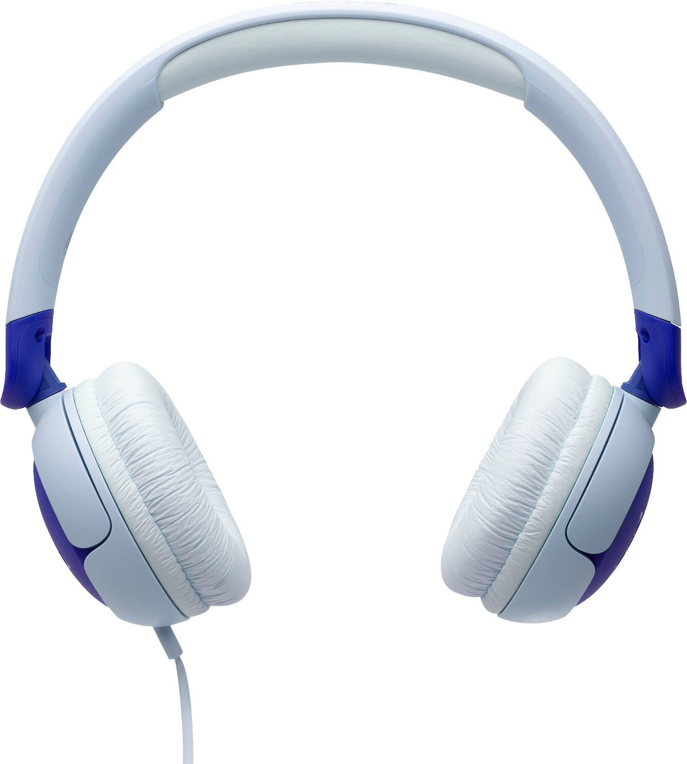 Left. JBL - Junior 320 Wired Kids On-Ear Headphones - 2025 - Blue.