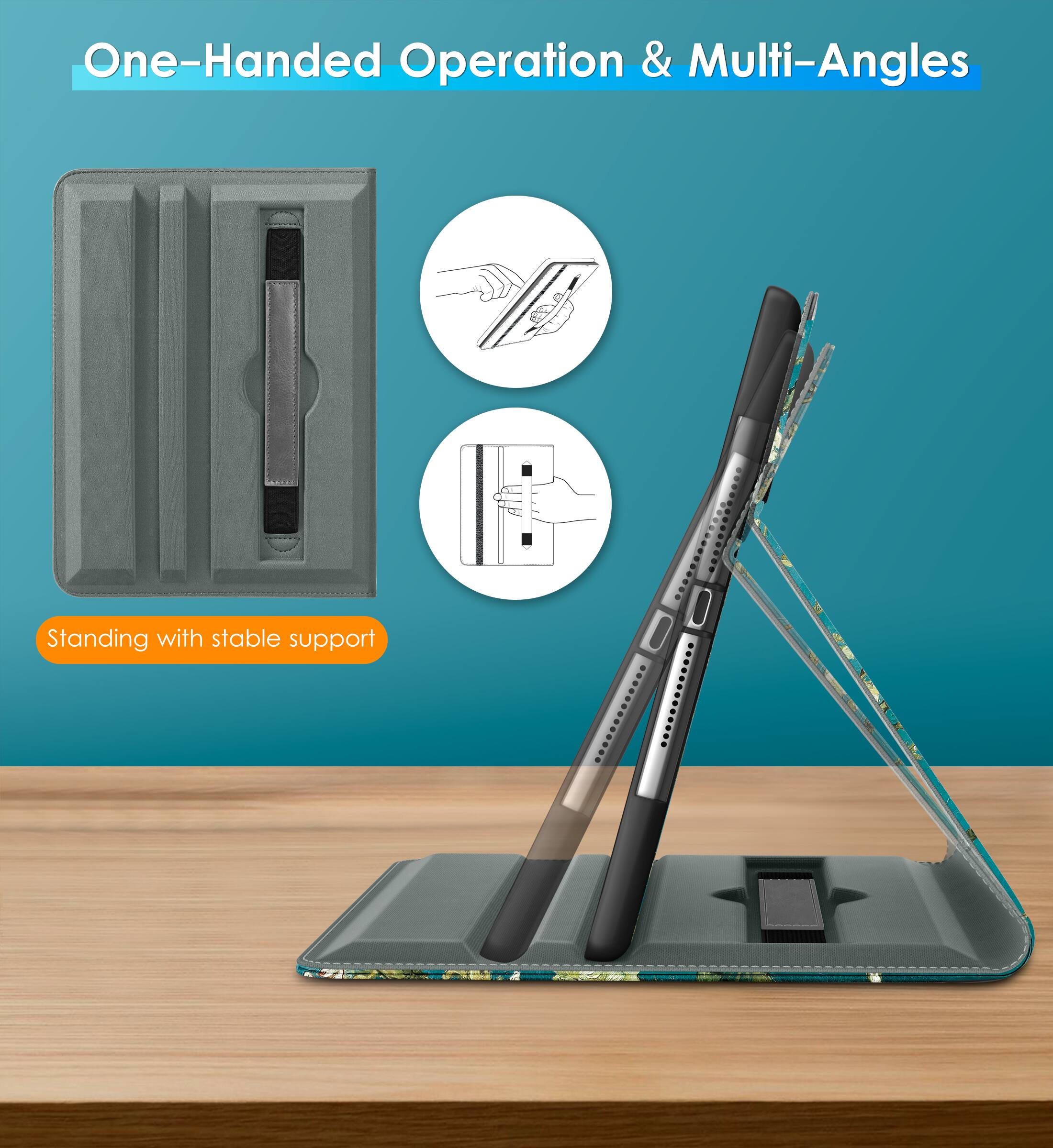 One-Handed Operation & Multi-Angles

Standing with stable support