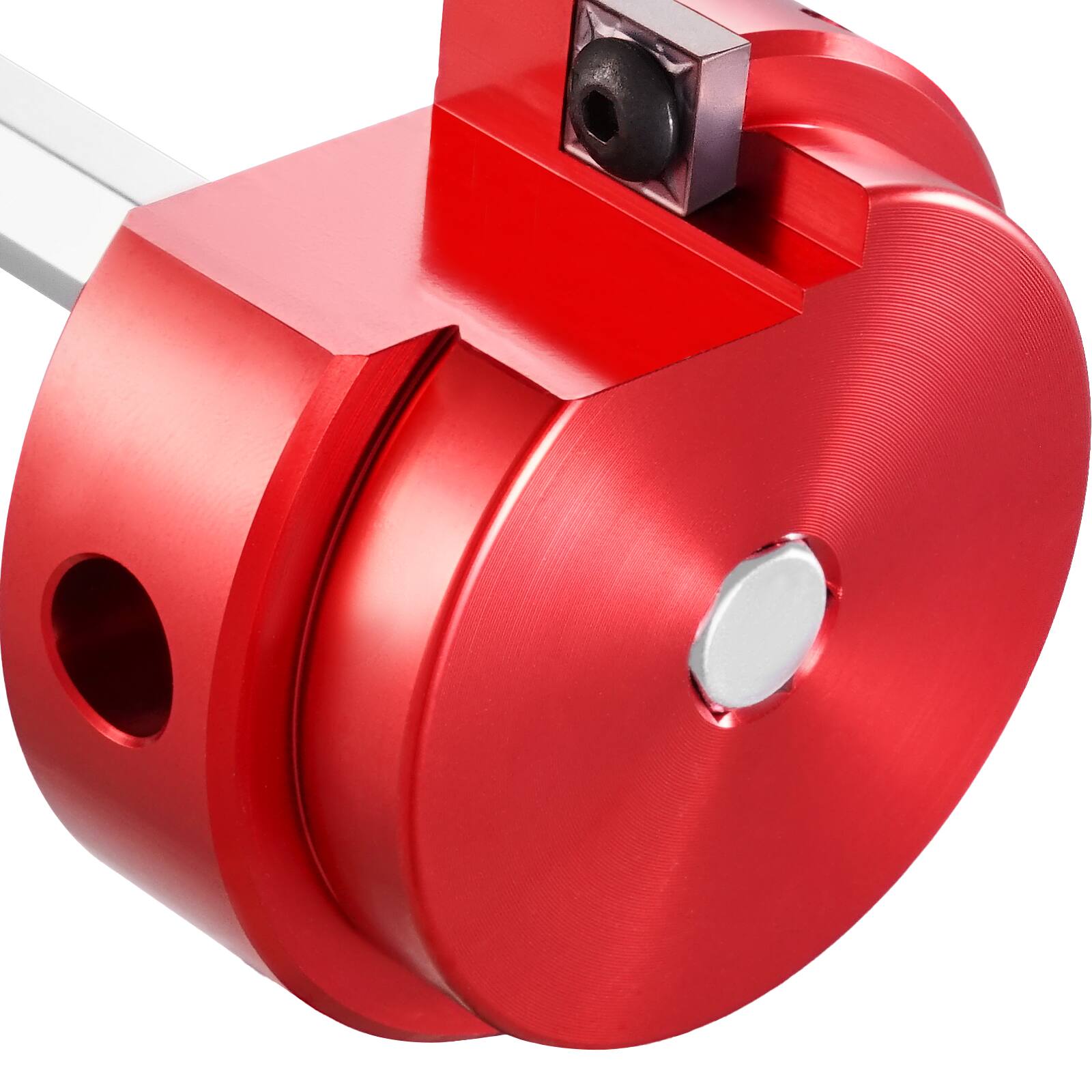 Aluminum Alloy PVC Reamer Tool Pipe Fitting Socket Saver for SCH 40 - Red