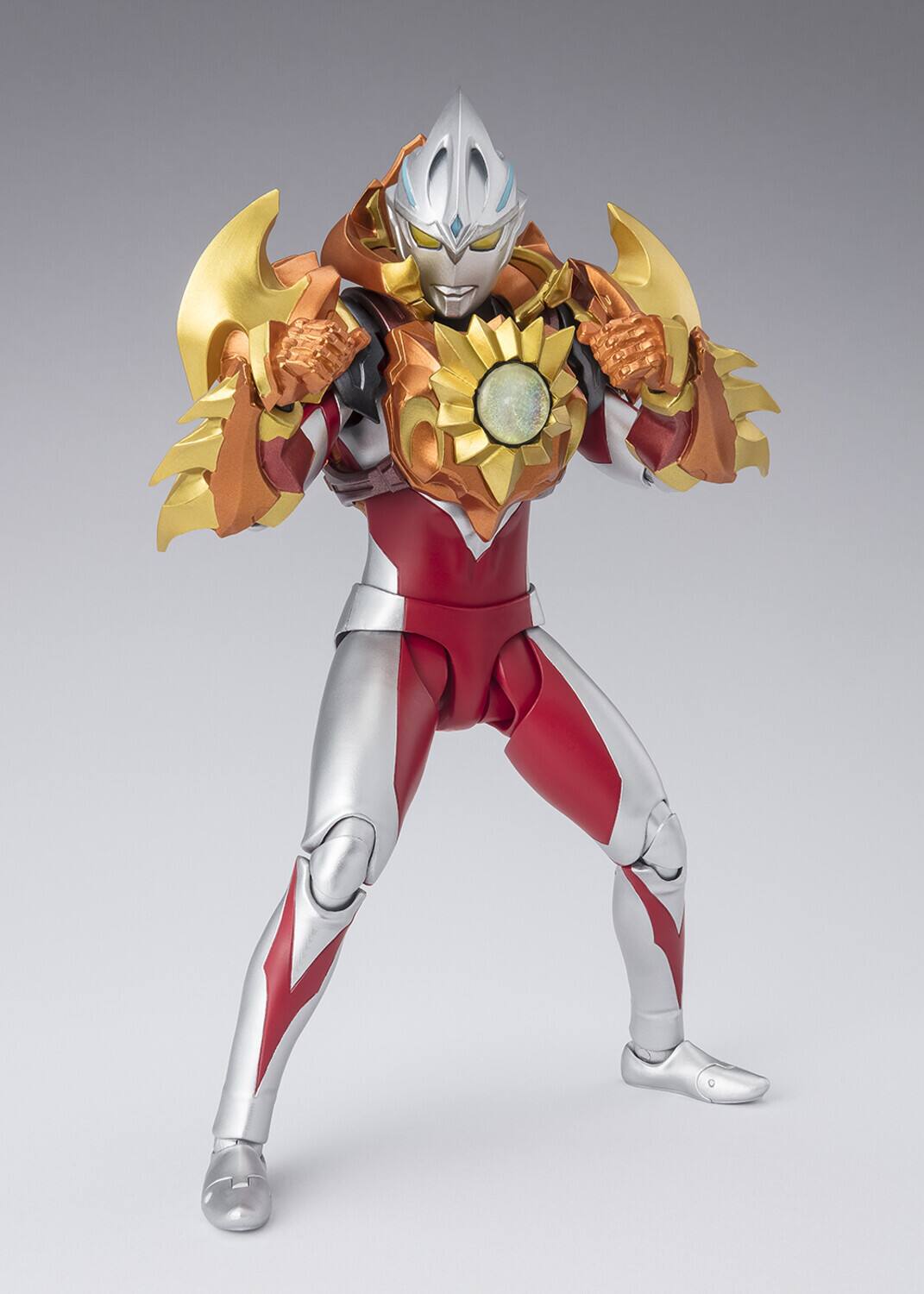Alt View 1. Bandai - Tamashii Nations - Ultraman Arc - S.H.Figuarts - Solis Armor   - Collectibles - Multicolor.