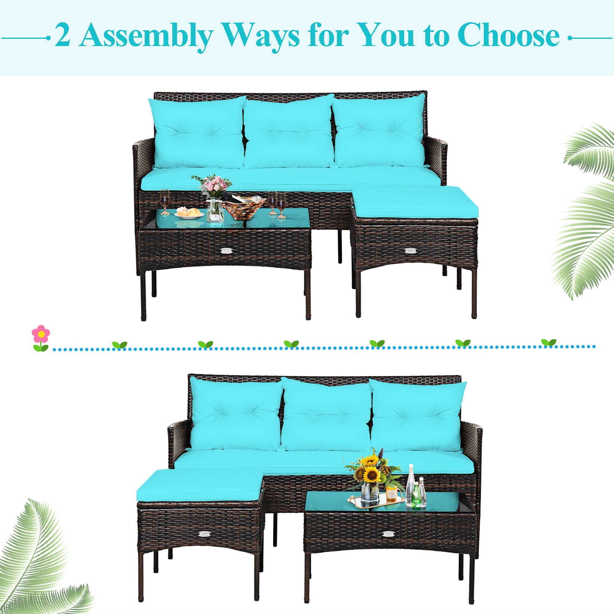 2 Assembly Ways for You to Choose -