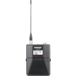Shure - ULXD1 Digital Bodypack Transmitter - 174 MHz to 216 MHz Operating Frequency - 328.08 ft Operating Range - Unknown