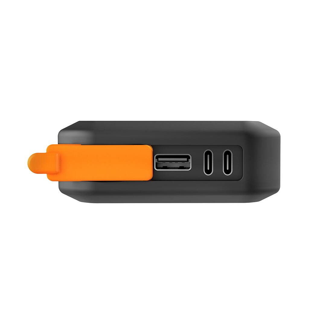 Back. ToughTested - ToughTested MESA60 Power Bank – 20000mAh USB-C Laptop Charger, IP67 Waterproof - Black.