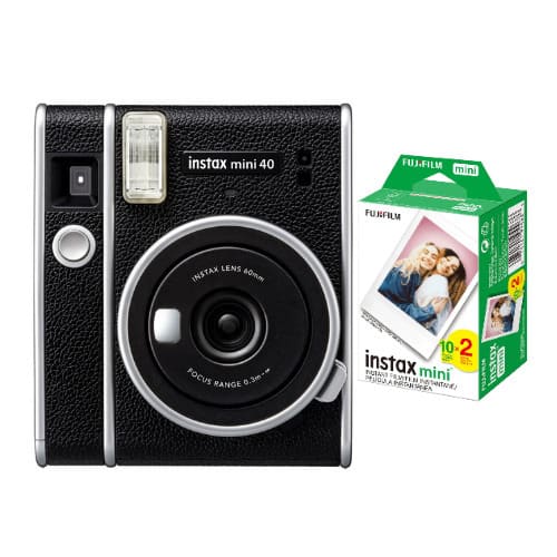 Fujifilm Instax Mini 40 Instant Film Camera with Twin Film Pack