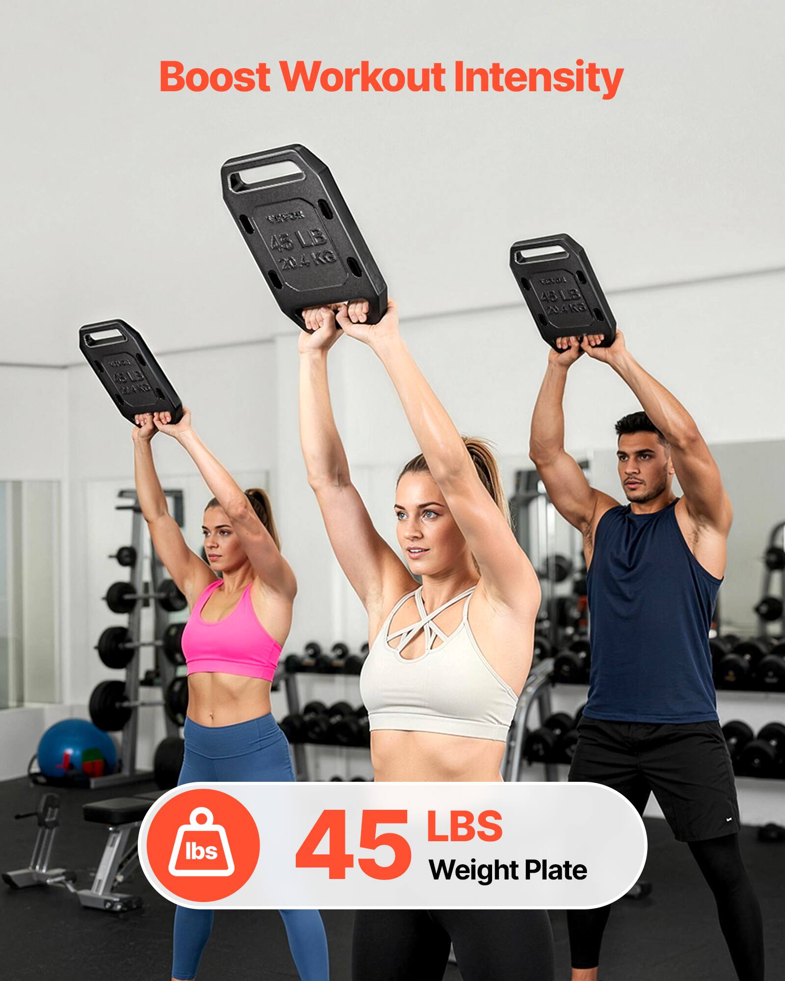 Boost Workout Intensity

45 LBS Weight Plate