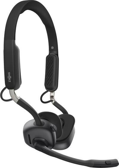 sho→boh Shokz OpenMeet, Wireless Bone Conduction Headset Black C610