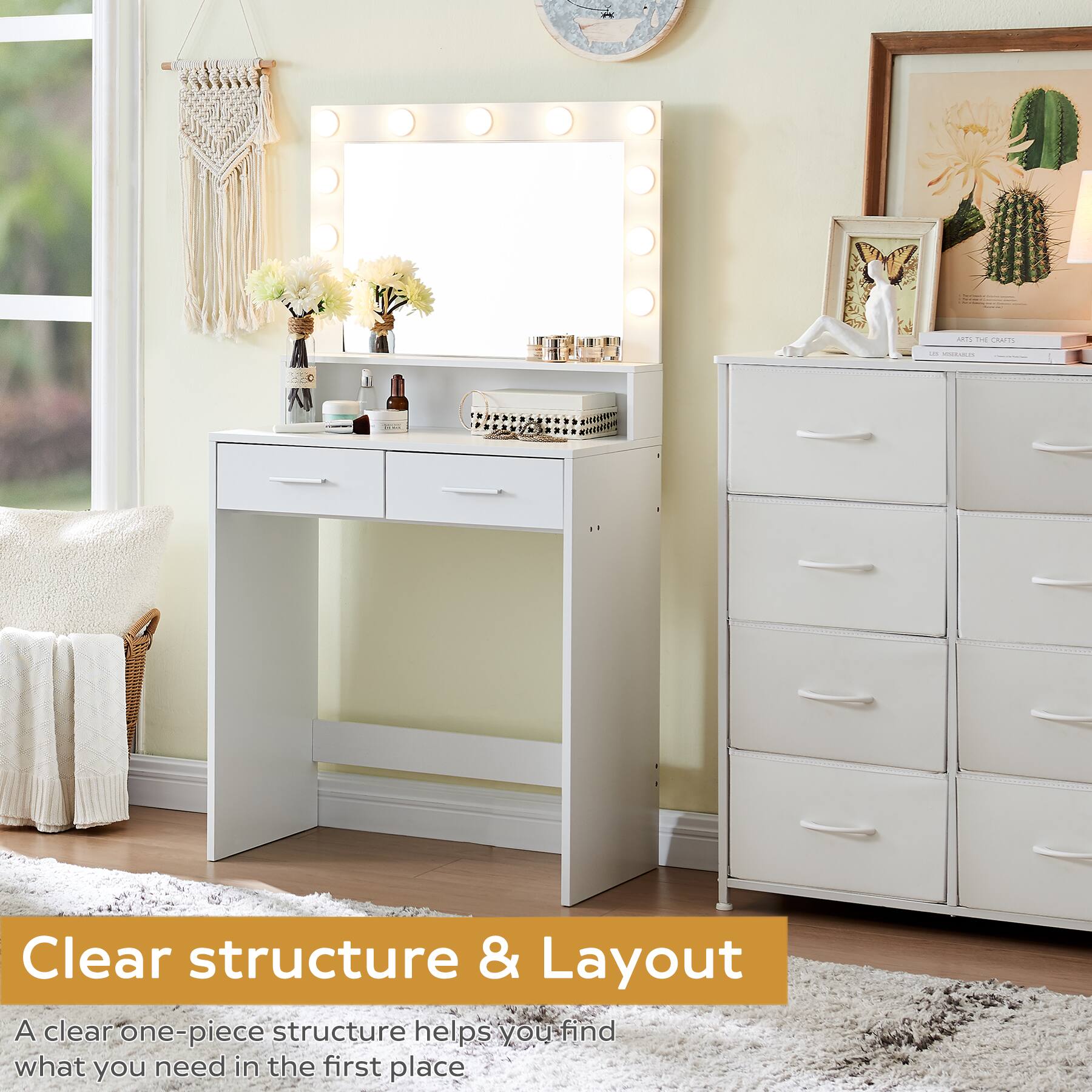 Clear structure & Layout

A clear one-piece structure helps you find what you need in the first place