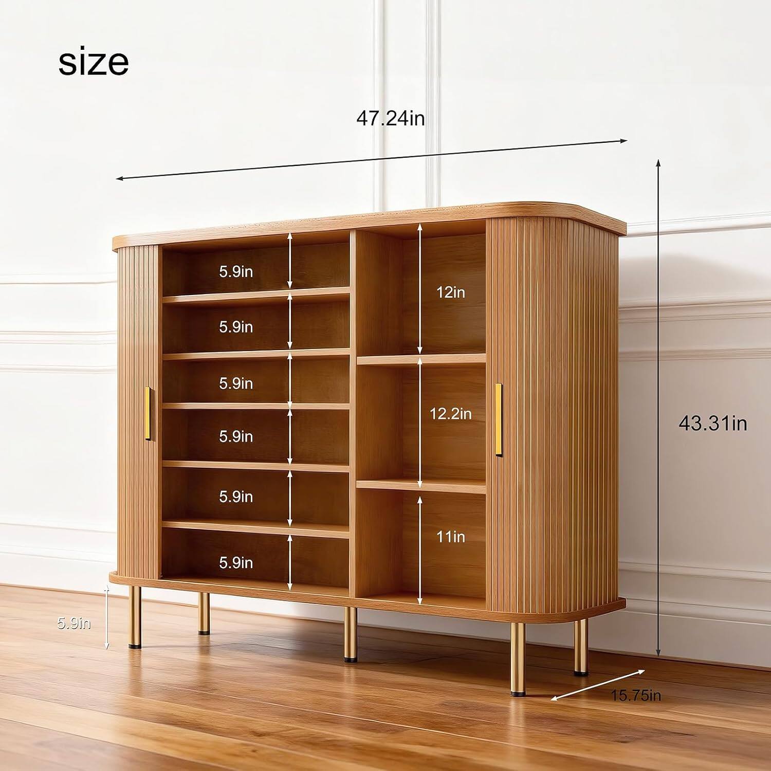 size 47.24in 5.9in 12in 5.9in 5.9in 5.9in 12.2in 43.31in 5.9in 5.9in 11in 5.9in 15.75in