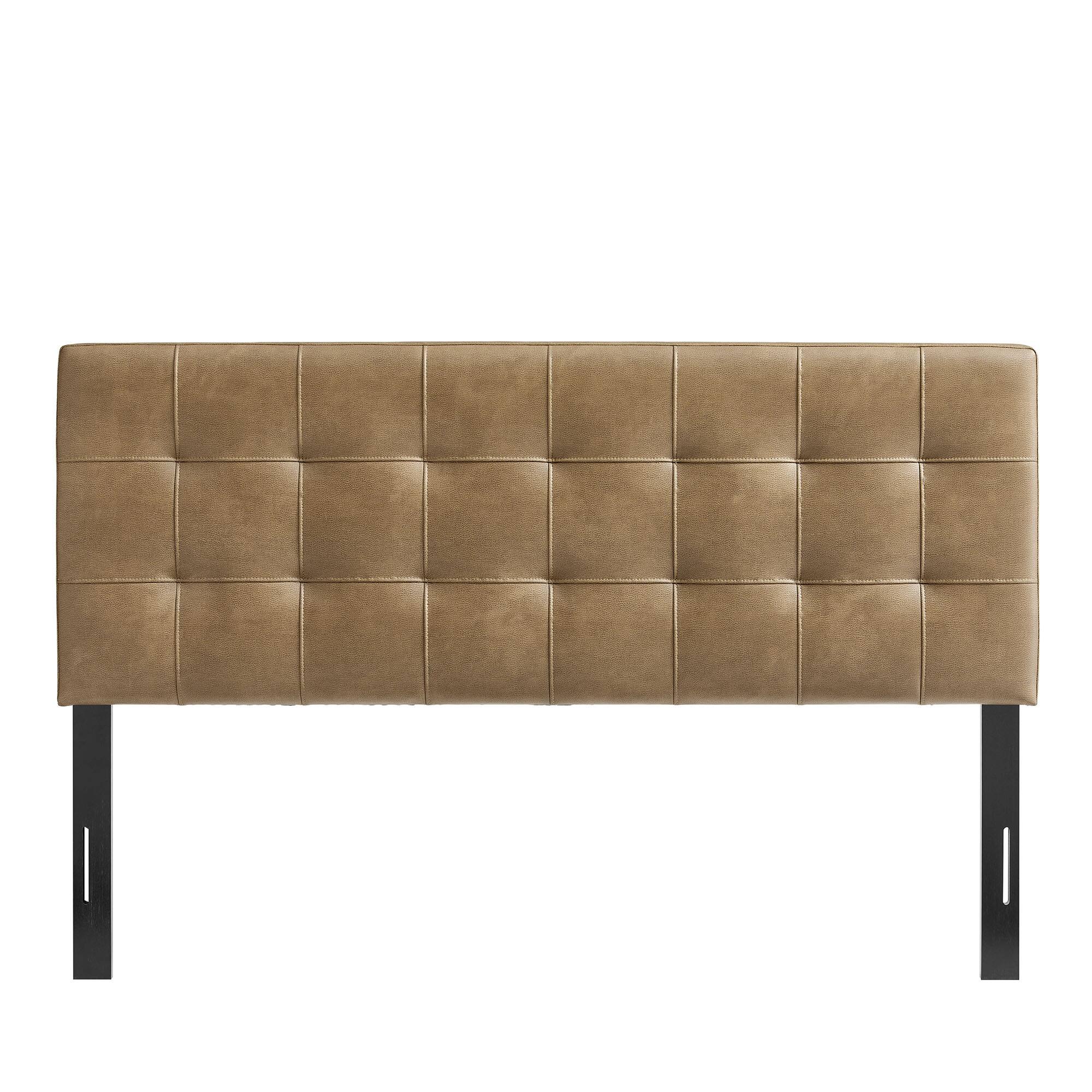 Alt View 3. Modway - Lily Upholstered Vinyl Headboard by Modway - Toast.