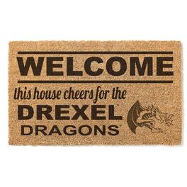 Jardine - Drexel Dragons 18" x 30" Welcome Doormat - Brown