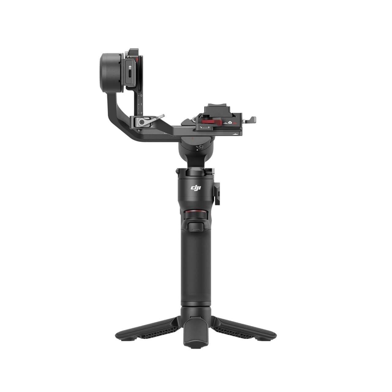 Left. DJI - DJI RS 3 Mini 1.75Lb 1.4-Inch Full-Color Touchscreen Gimbal Stabilizer with Sling Camera Bag bundle.