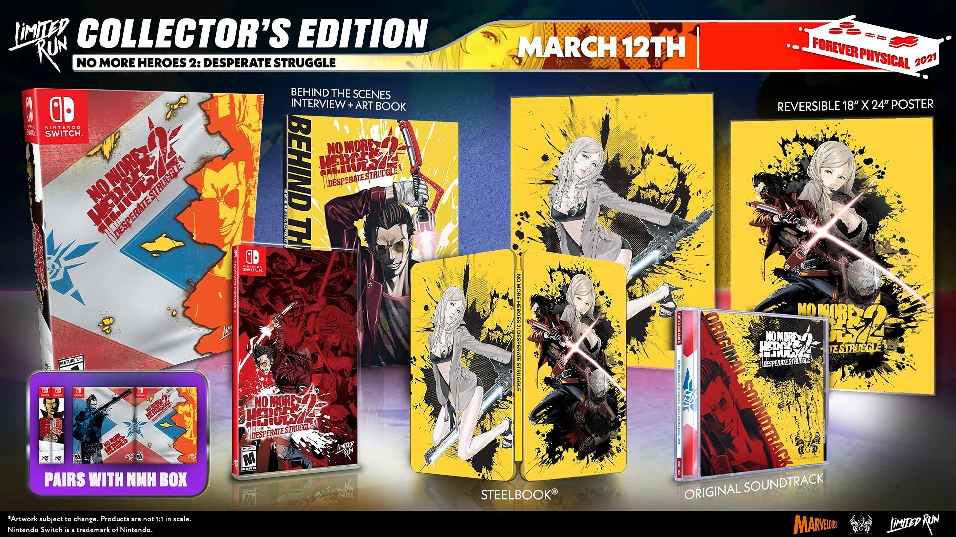 No More Heroes 2: Desperate Struggle Collector's Edition Nintendo