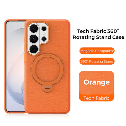 Tech Fabric 360° Rotating Stand Case
MagSafe Compatible
360° Rotating Stand
Orange
Tech Fabric