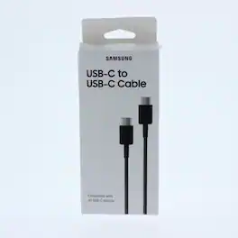 Samsung - USB-C to USB-C Cable (1m) - Black