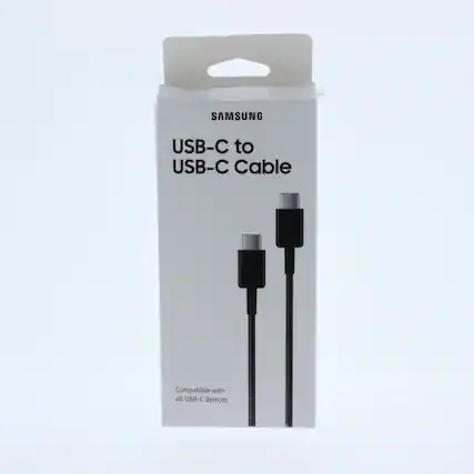 SAMSUNG USB-C to USB-C Cable
Compatible with all USB-C devices