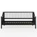 Alt View 18. Martha Stewart - Neely Wooden Twin Size Platform Daybed with Spindles and Wood Slat Foundation - Black.
