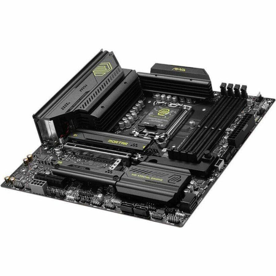 The text on the image reads:

- "MORTAR"
- "MORTAR"
- "MORTAR GAMING"
- "MSI"
- "4G"