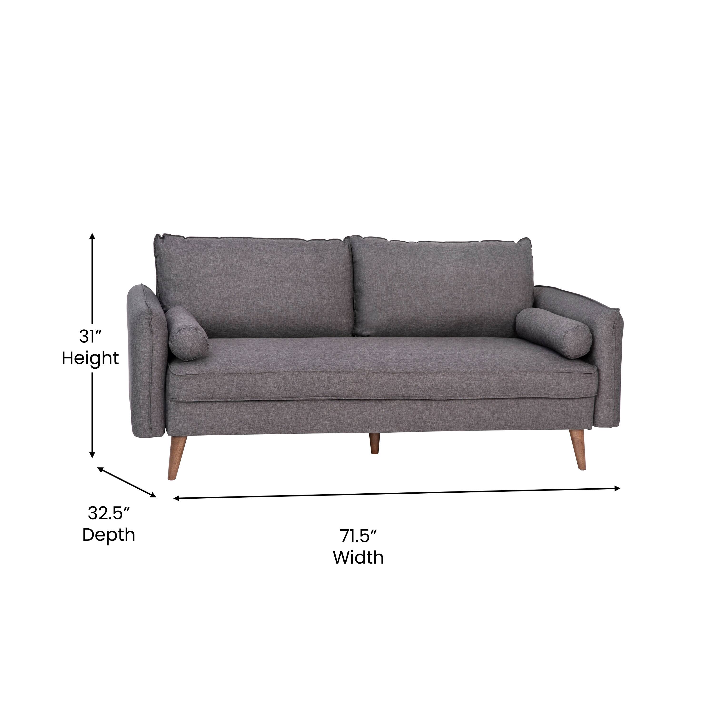 31" Height  
32.5" Depth  
71.5" Width