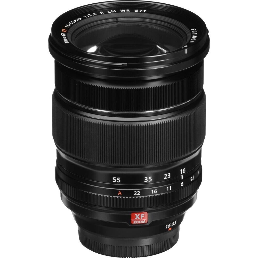 LM WR 77 R 1:2.8 16-55mm XF 3 19-0U1N FUJINON 55 A 35 22 16 23 11 16 I I 5.6 8 XF ZOOM 16-55