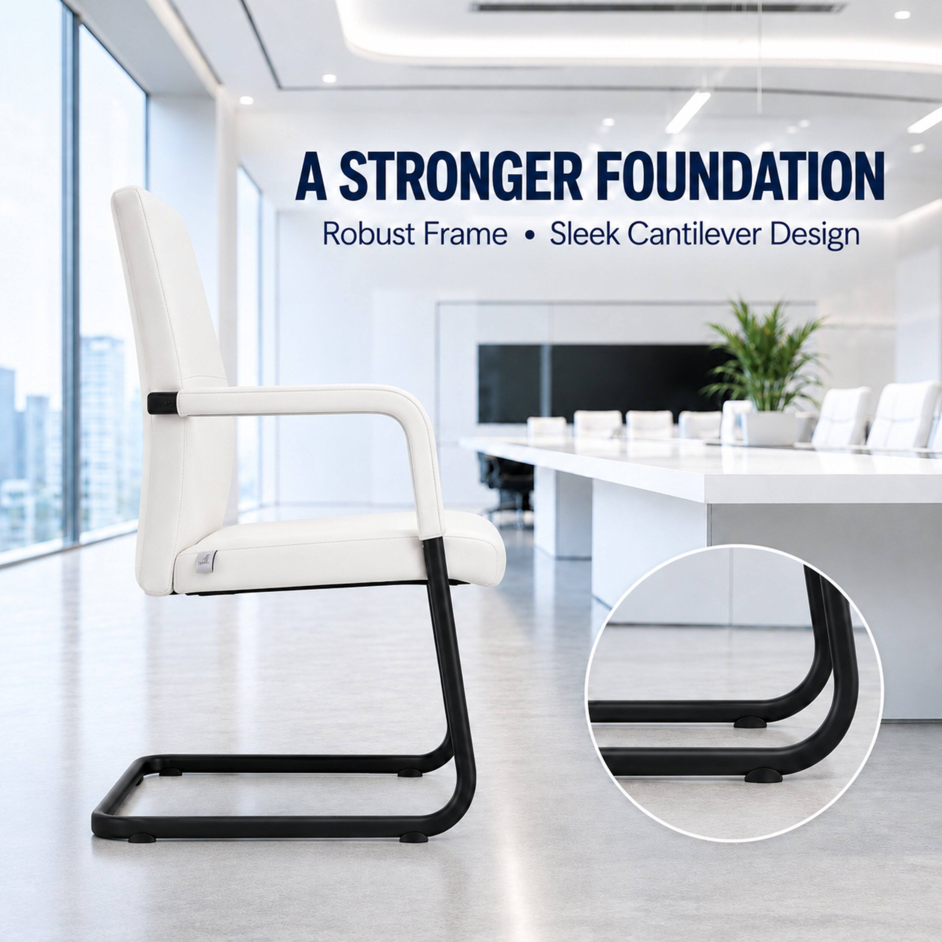 A STRONGER FOUNDATION  
Robust Frame • Sleek Cantilever Design